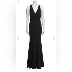 Zac - Zac Posen - Black V Neck Gown- NWT